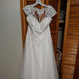 David's Bridal A-Line Wedding Dress